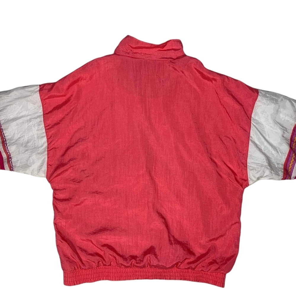 Vintage Bold Spirit Windbreaker Jacket Size Medium Colorblock Zip Up 90s Y2K NEW - Picture 8 of 12